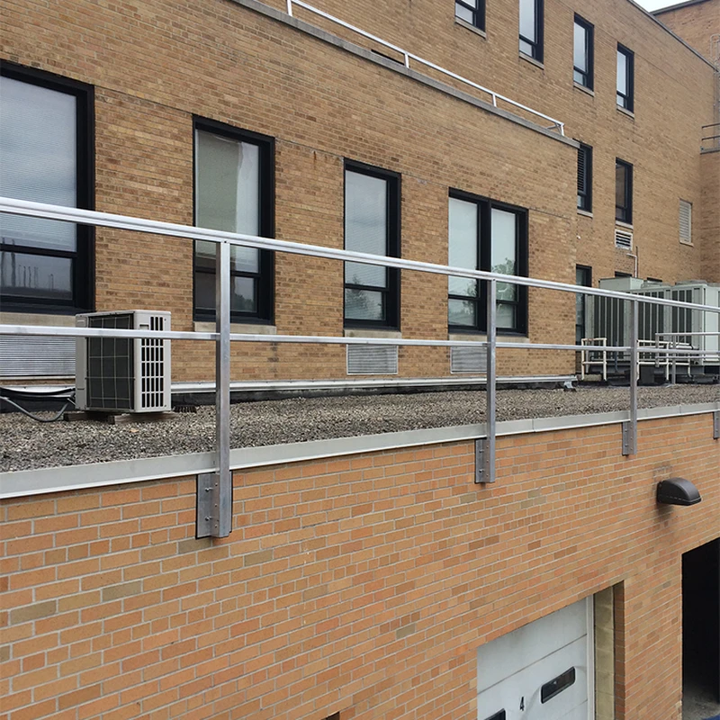 external wall mount guardrail